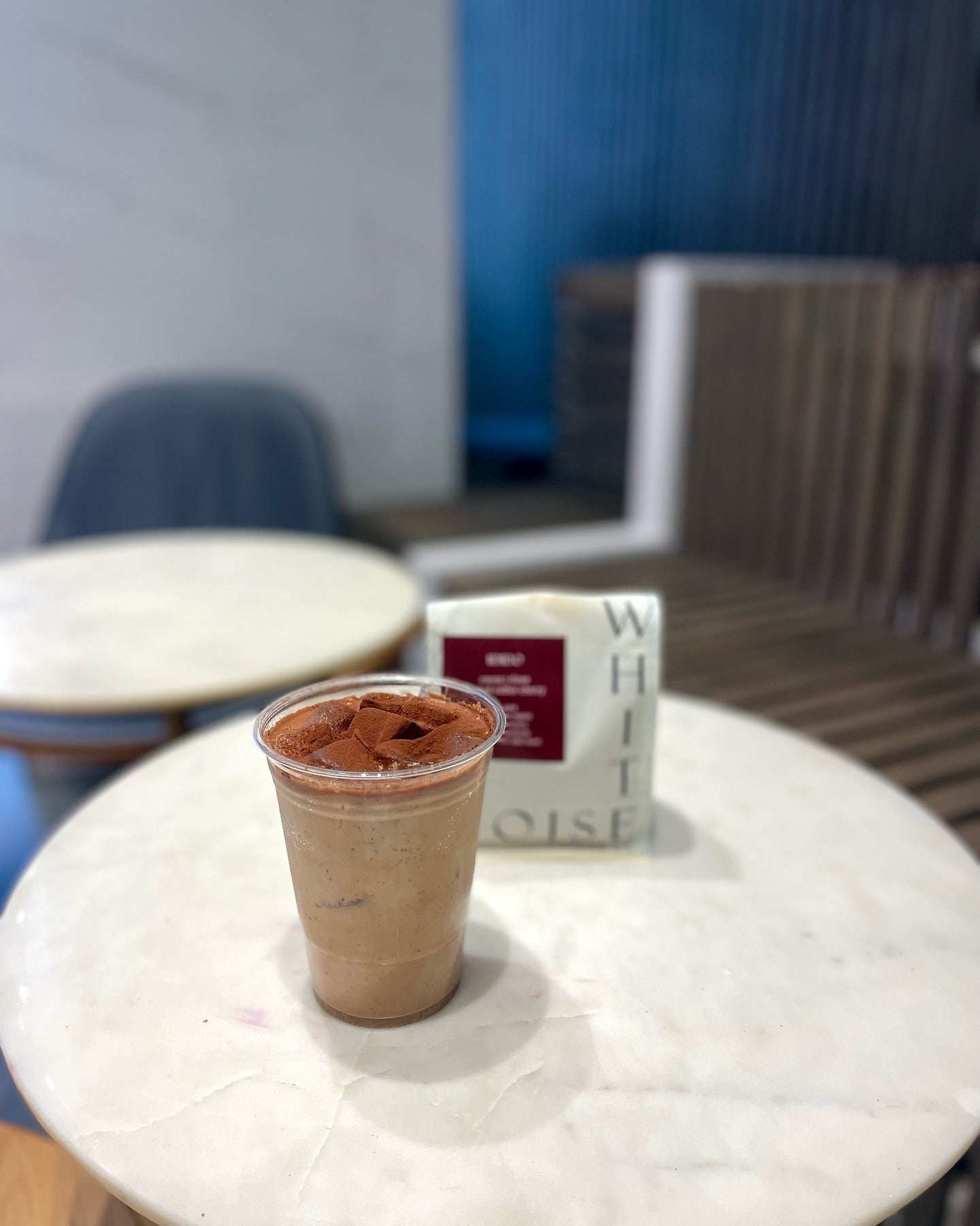 Dark White Noise Coffee Package and Coffee cup