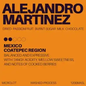 White Noise Coffee - Alejandro Martinez México