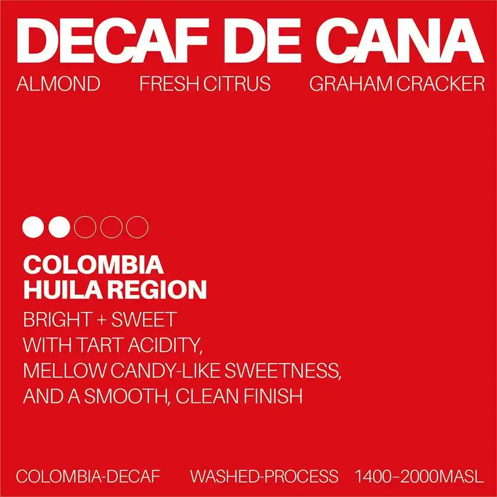 White Noise Coffee - Decaf De Cana Colombia
