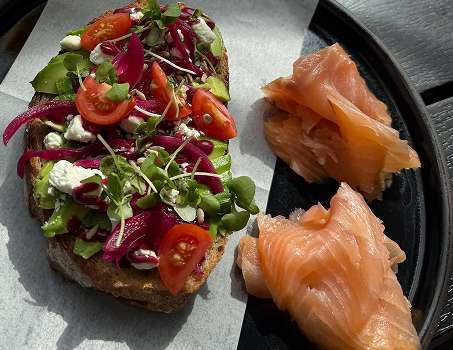 Ordered by Liana Lopez at White Noise Coffee Manhattan