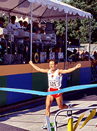 vanesa's grandfather running marathon